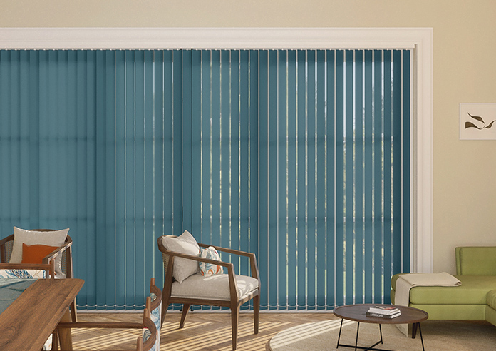 Roma, Teal - Vertical Blind - Image 3